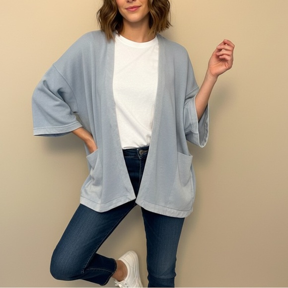 GAP Sweaters - GAP Oversized Faded Wash Cardigan Sweater